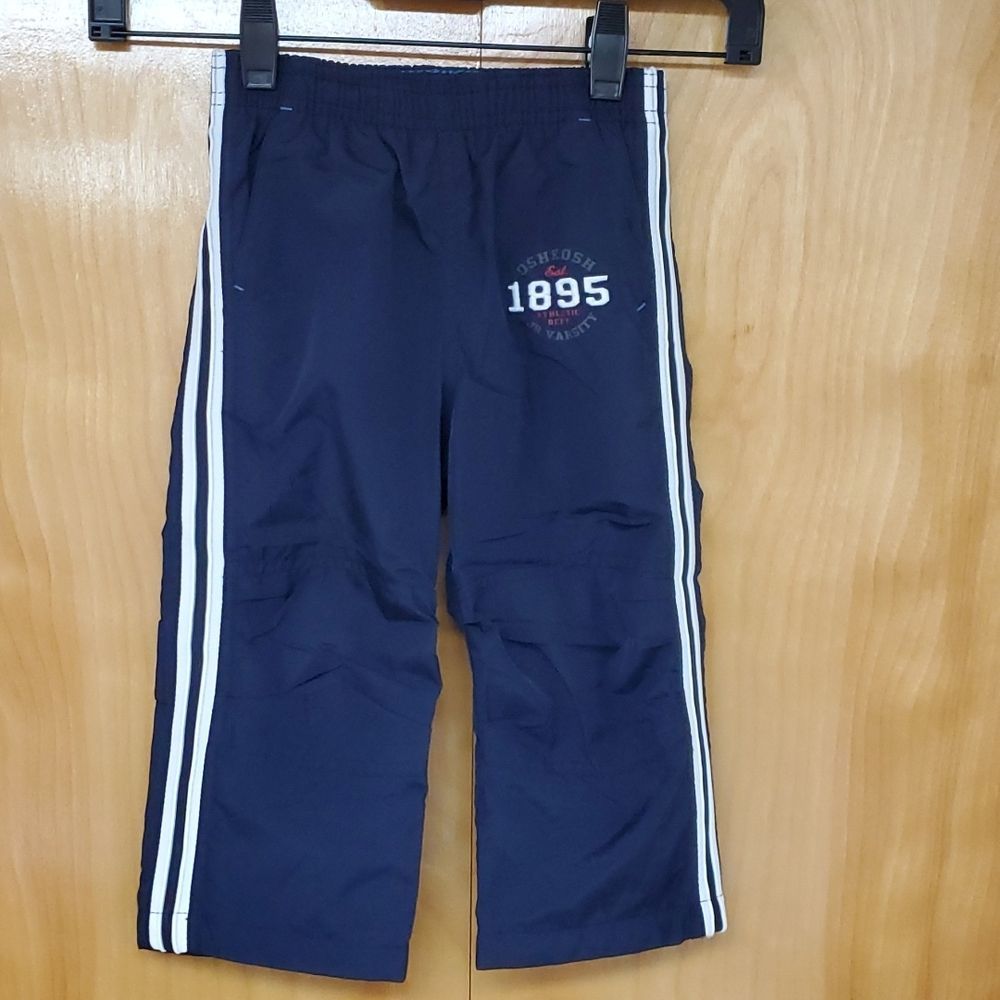 Navy nylon fully lined track pants jogger 24 months